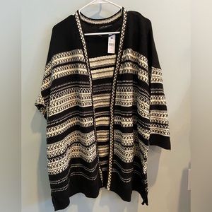 Lane Bryant; New with Tags; 22/24; Black & Cream